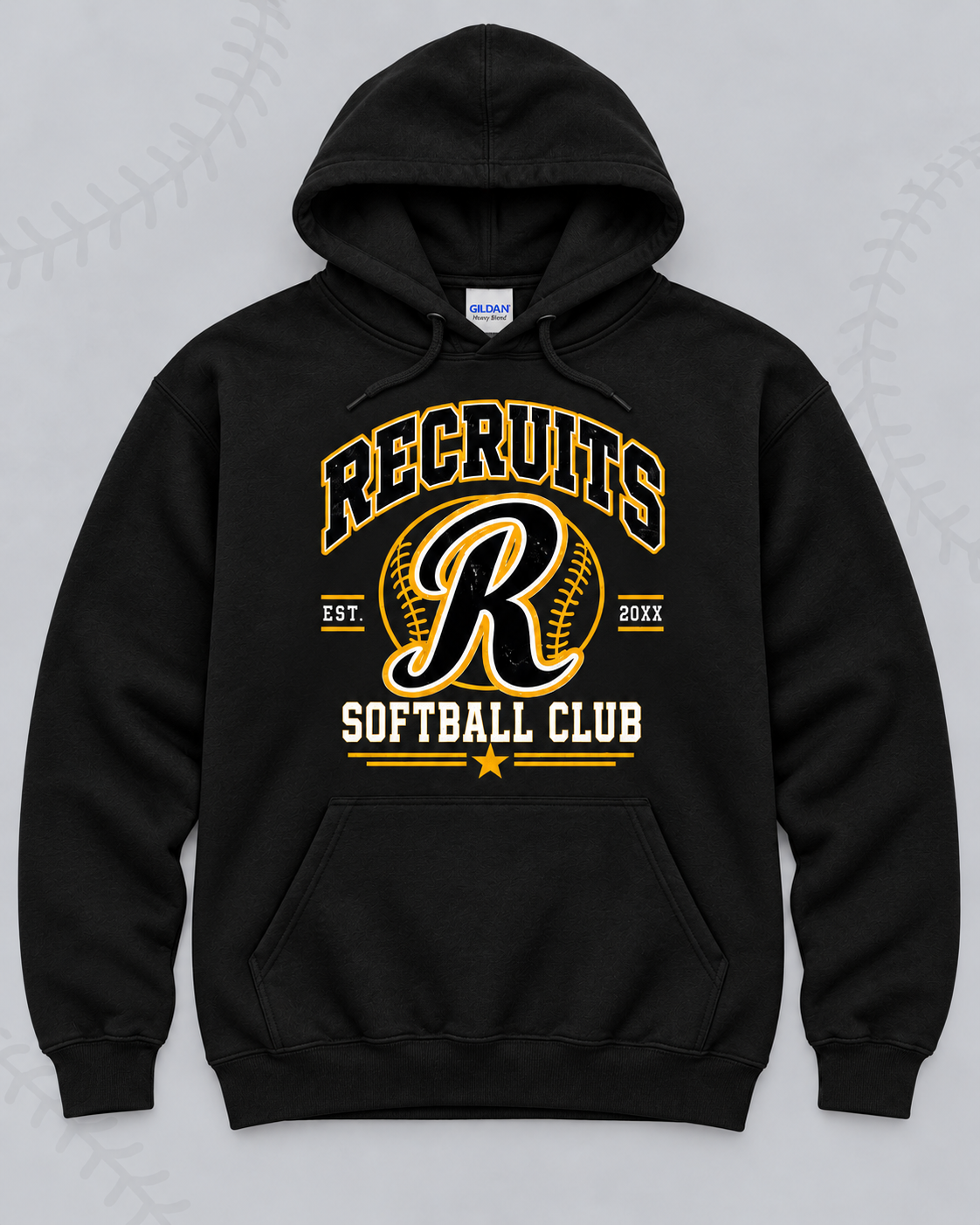 Spirit Wear - Recruits Club Softball Hoodie