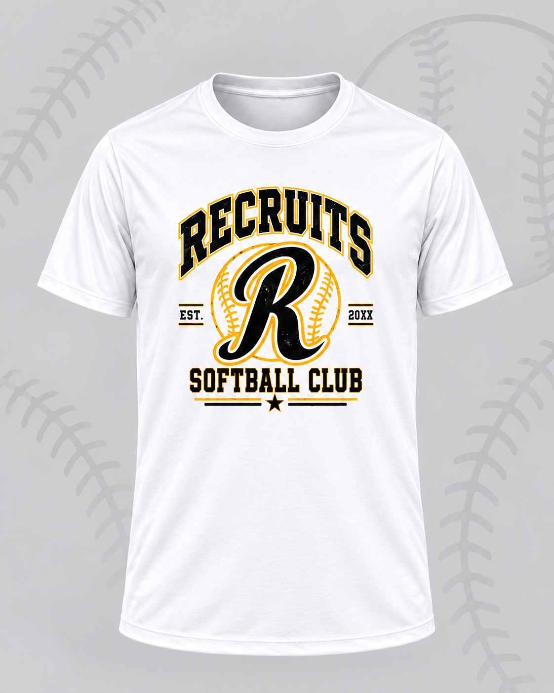 Recruits Club Softball T-Shirt