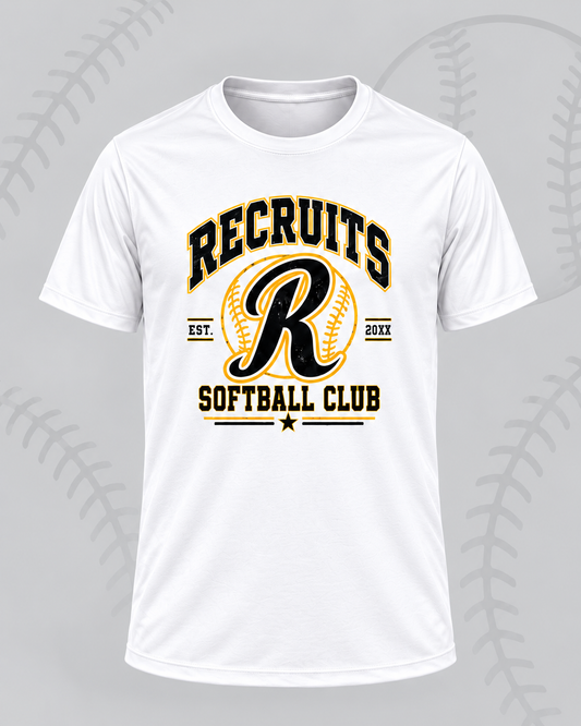 Recruits Club Softball T-Shirt