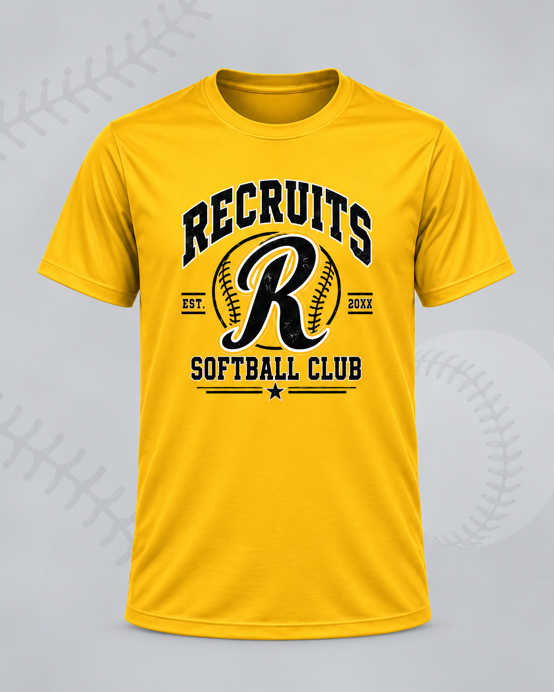 Recruits Club Softball T-Shirt