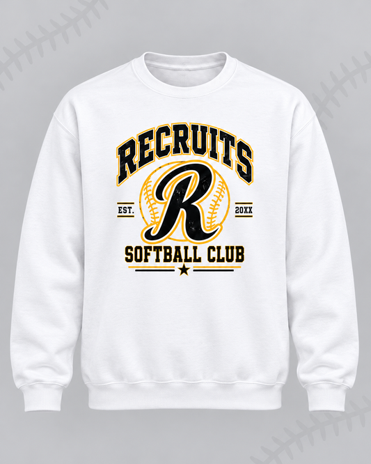 Spirit Wear - Recruits Club Softball Crewneck
