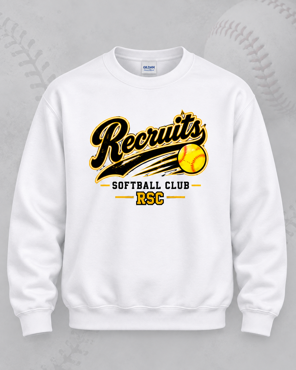 Recruits Club RSC Softball Crewneck