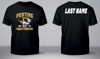 Festus Cross Country Short Sleeve - XC Design WITH Last Name