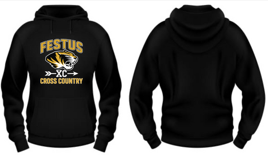 Festus Cross Country Hoodie - XC Design - WITHOUT Last Name