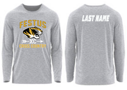 Festus Cross Country Long Sleeve - XC Design WITH Last Name