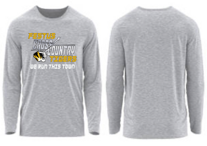 Festus Cross Country Long Sleeve - We Run This Town WITHOUT Last Name