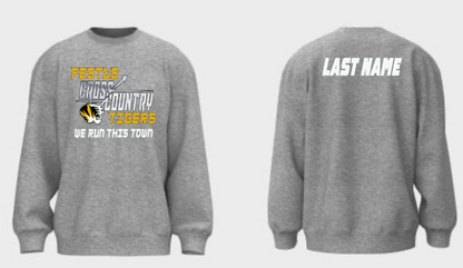 Festus Cross Country Crewneck - We Run This Town - WITH Last Name