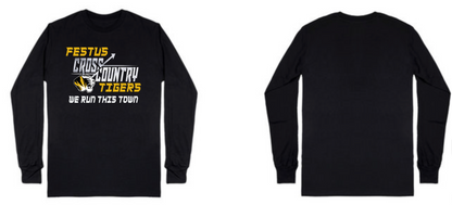 Festus Cross Country Long Sleeve - We Run This Town WITHOUT Last Name