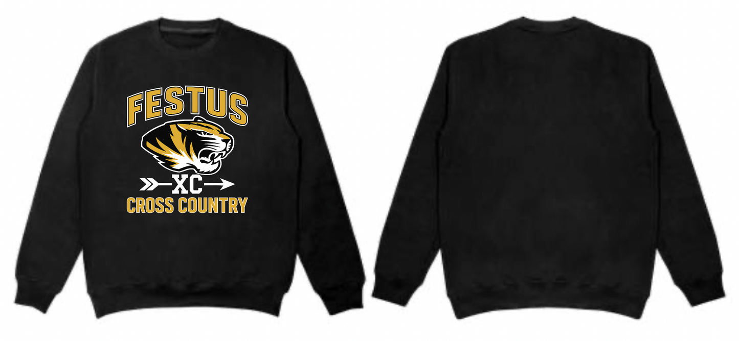 Festus Cross Country Crewneck -XC Design - WITHOUT Last Name