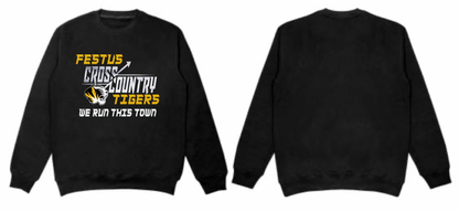 Festus Cross Country Crewneck - We Run This Town - WITHOUT Last Name