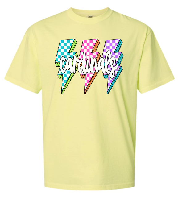 Spirit Wear - Lightning Bolt Cardinals