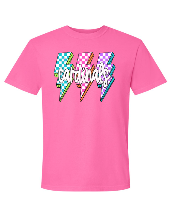 Spirit Wear - Lightning Bolt Cardinals