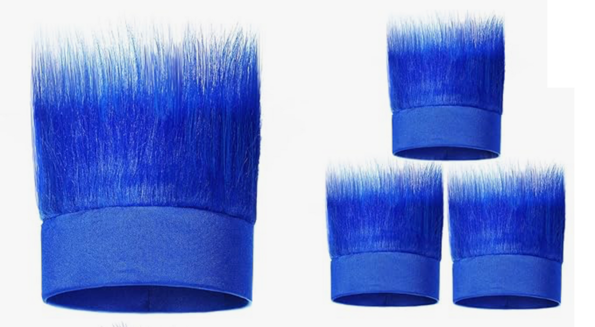 Spirit Wear Accessories - Blue Hairy Headband
