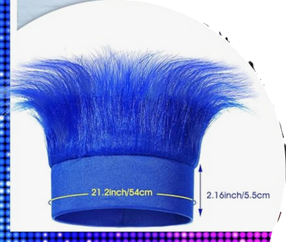 Spirit Wear Accessories - Blue Hairy Headband