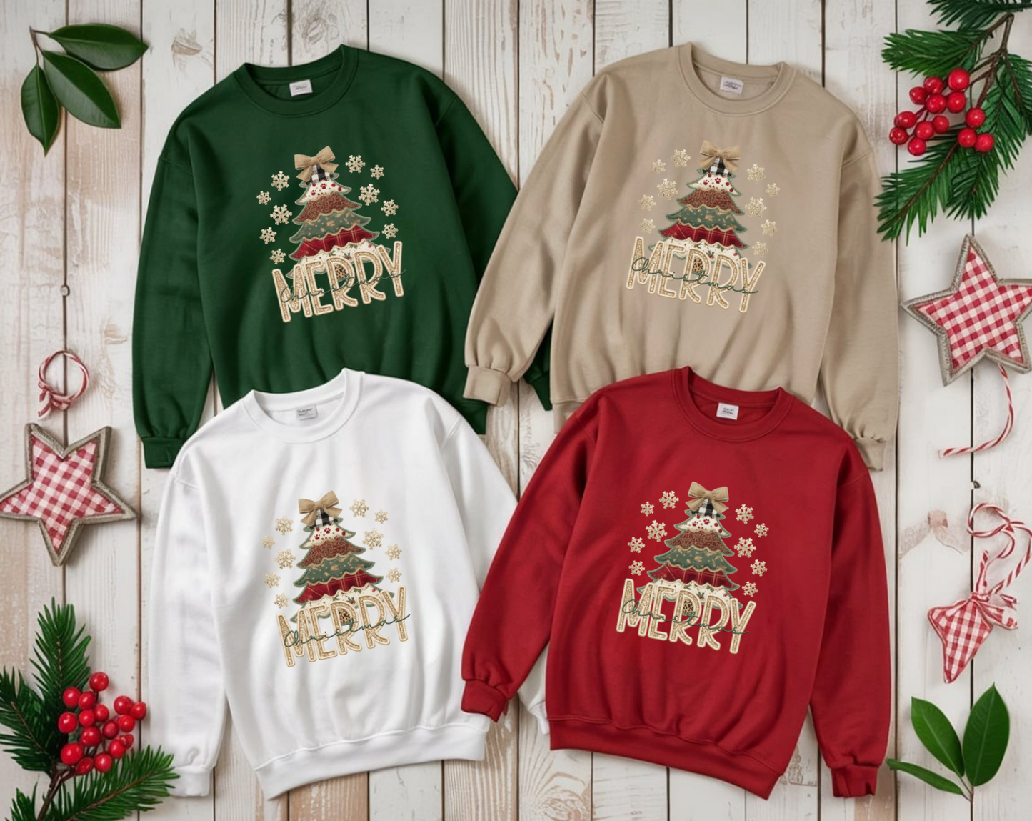 General Apparel - Christmas Tree & Snowflakes