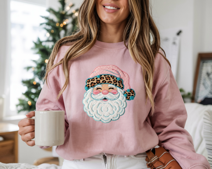 General Apparel - Christmas Leopard Hat Santa