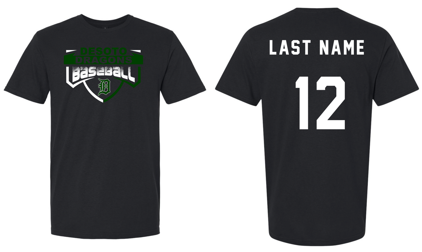 DeSoto Baseball T-Shirt WITH Name