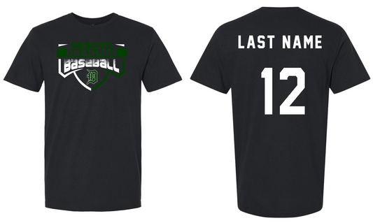 DeSoto Baseball T-Shirt WITH Name