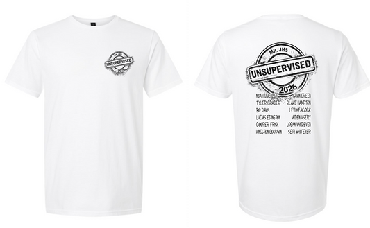 Mr. JHS - $5 of every shirt sold will be donated to the Mr. JHS Club or Sport of your choice