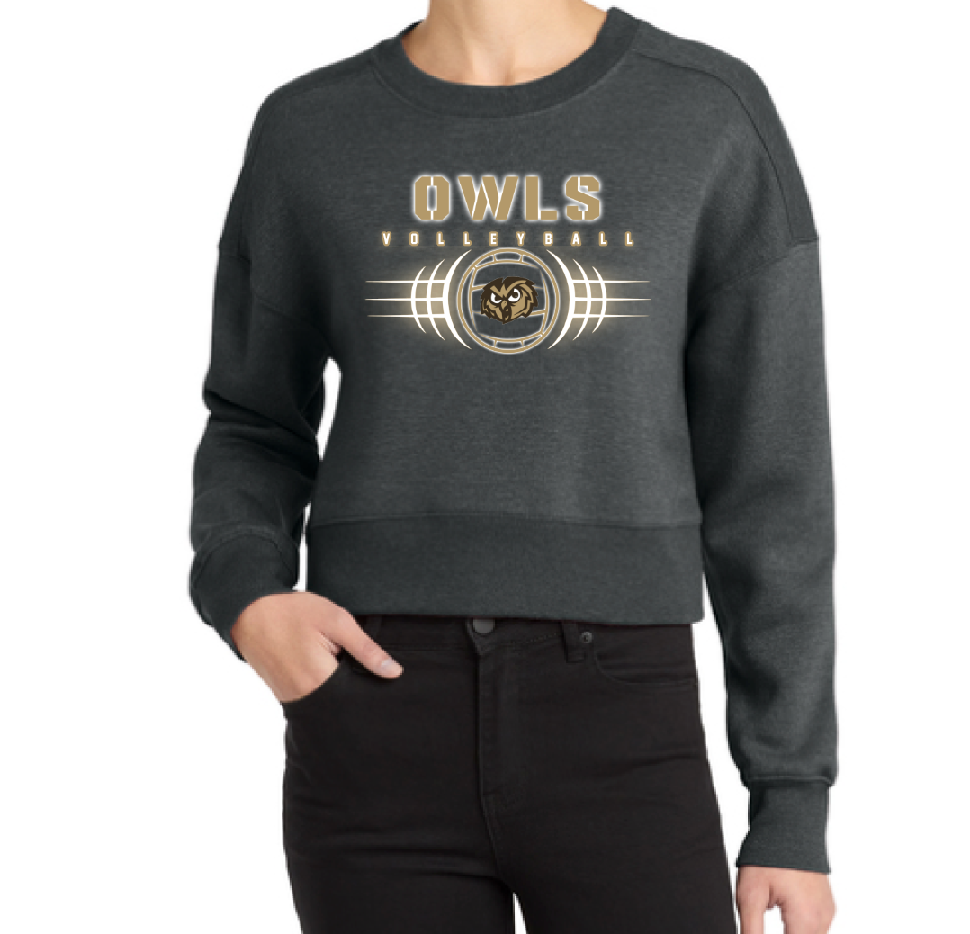 Spirit Wear - Windsor Volleyball Cropped Sweatshirt