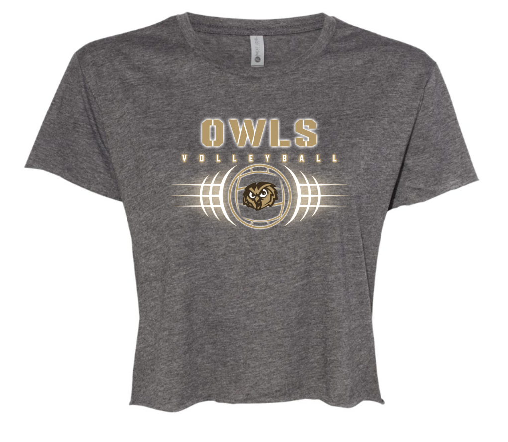 Spirit Wear - Windsor Volleyball Cropped TShirt