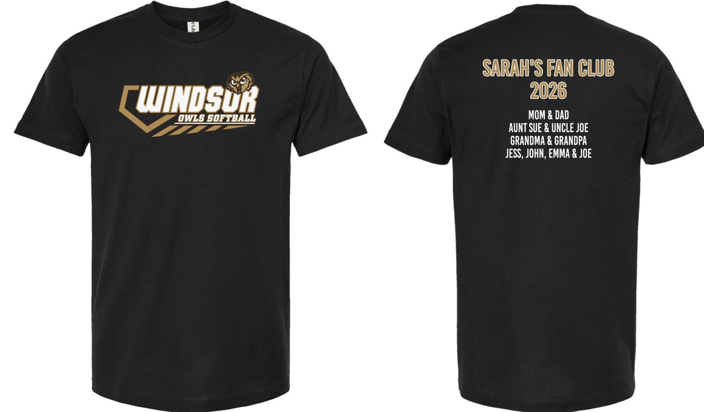 Spirit Wear - Windsor Softball Tshirt