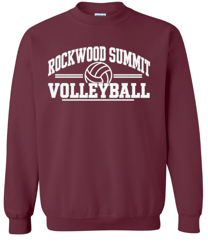Spirit Wear - Rockwood Summit Volleyball Crewneck