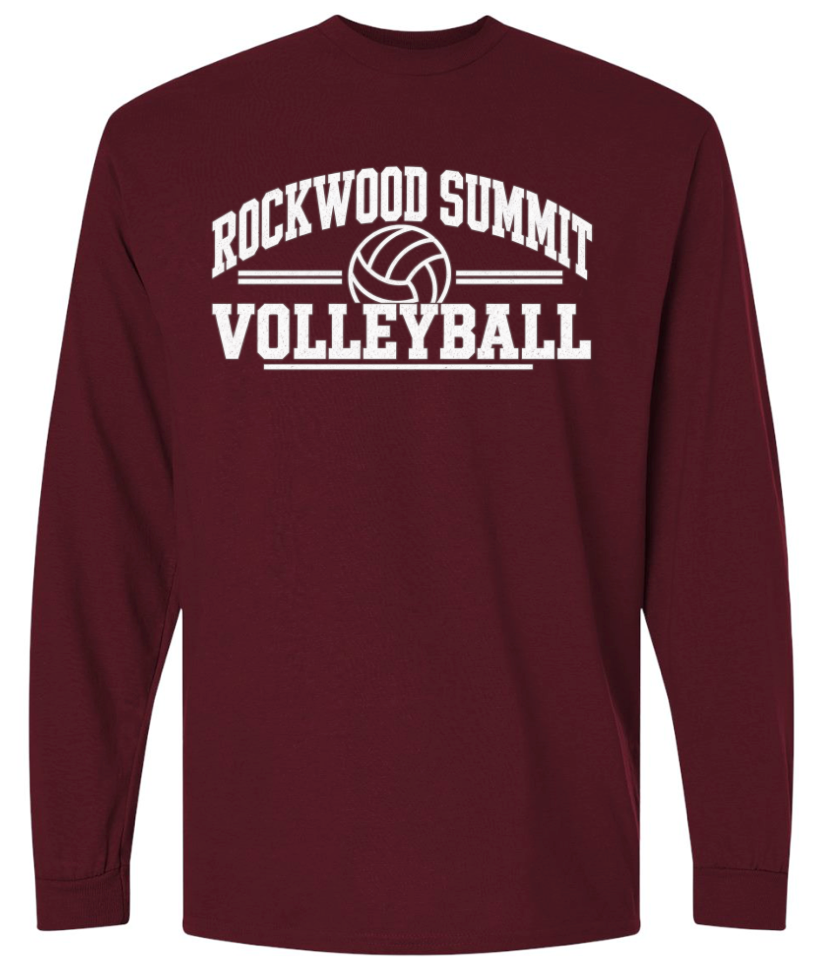 Spirit Wear - Rockwood Summit Volleyball Long Sleeve TShirt