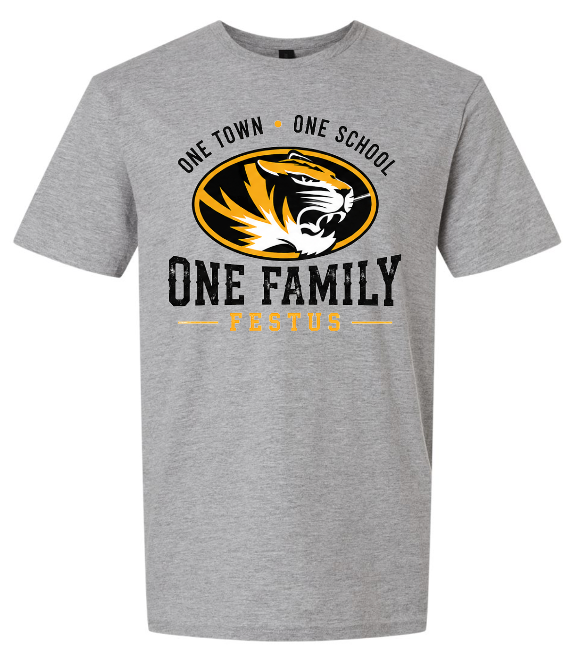 Spirit Wear - One Town One School One Family Festus TShirt