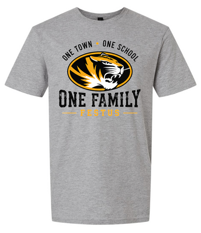 Spirit Wear - One Town One School One Family Festus TShirt