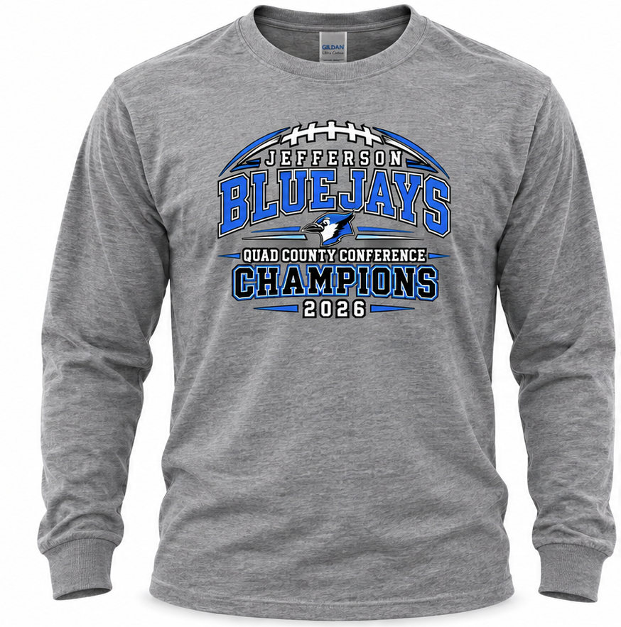 Jefferson Conference Campions Long Sleeve Tshirt (Limited Quantity Available)