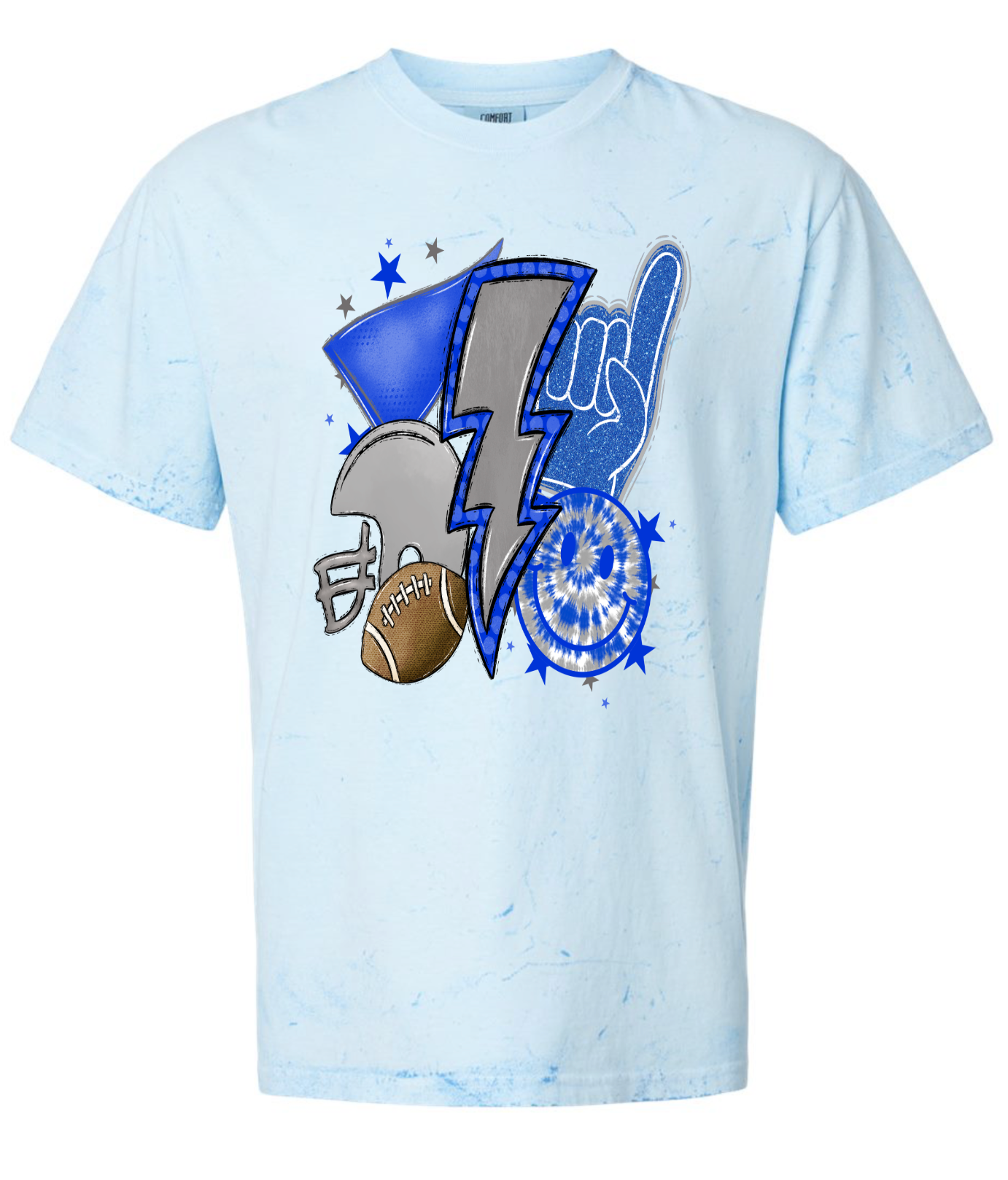 Bluejays Spirit Wear - Bluejays Color Blast T-Shirt