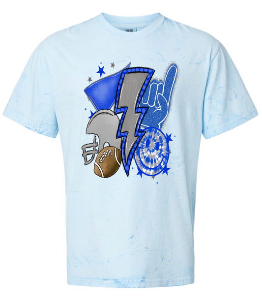 Bluejays Spirit Wear - Bluejays Color Blast T-Shirt