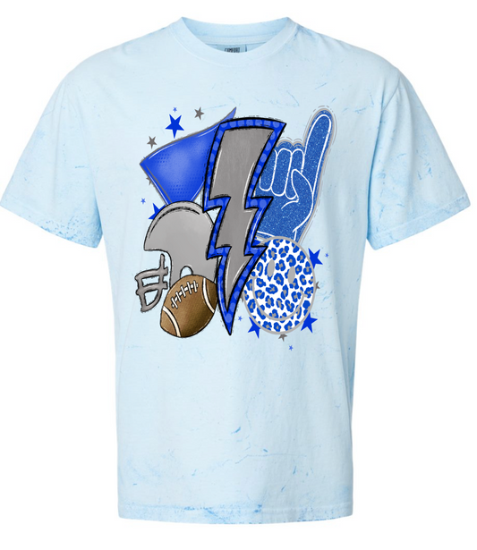 Bluejays Spirit Wear - Bluejays Color Blast T-Shirt