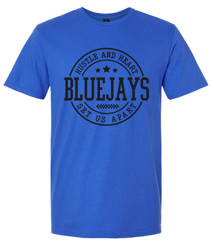 Bluejays Spirit Wear - Bluejays Hustle and Heart