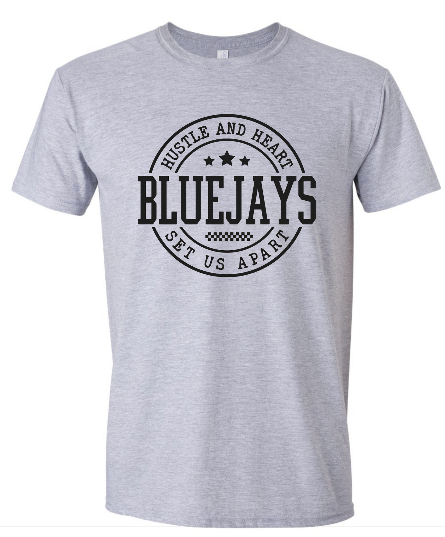 Bluejays Spirit Wear - Bluejays Hustle and Heart
