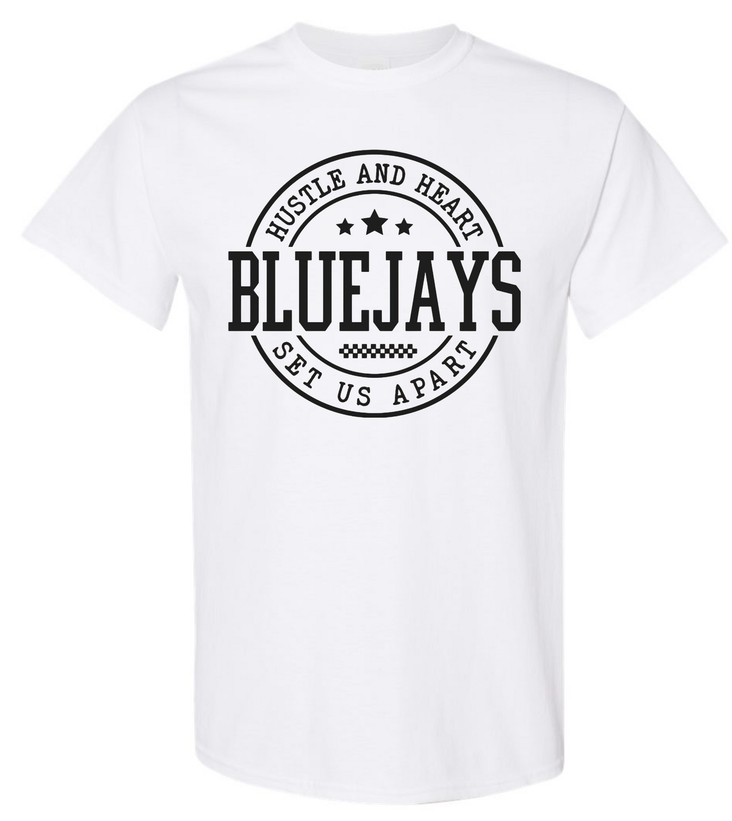 Bluejays Spirit Wear - Bluejays Hustle and Heart