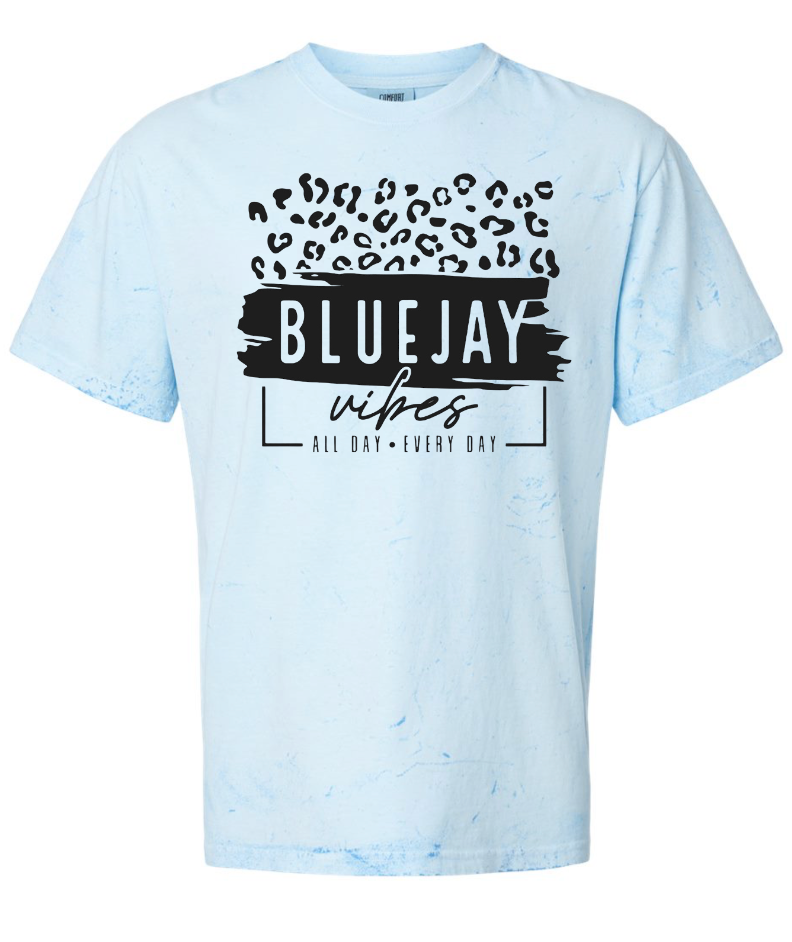 Bluejays Spirit Wear - Bluejays Color Blast Bluejay Vibes T-Shirt