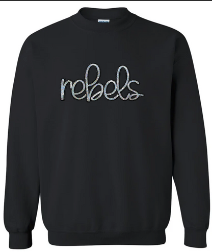 Spirit Wear - Rebels Sequins Crewneck