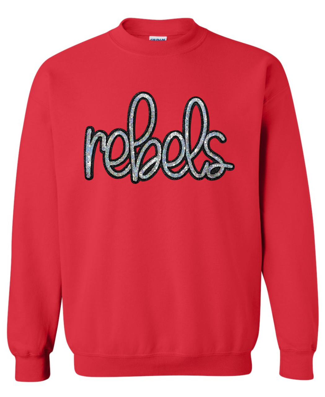Spirit Wear - Rebels Sequins Crewneck