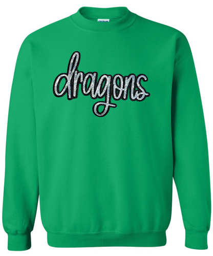 Spirit Wear - Dragons Sequins Crewneck