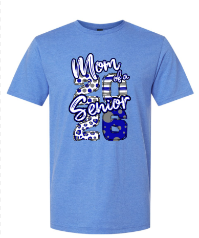 Senior - 2026 Senior Mom Royal/Grey