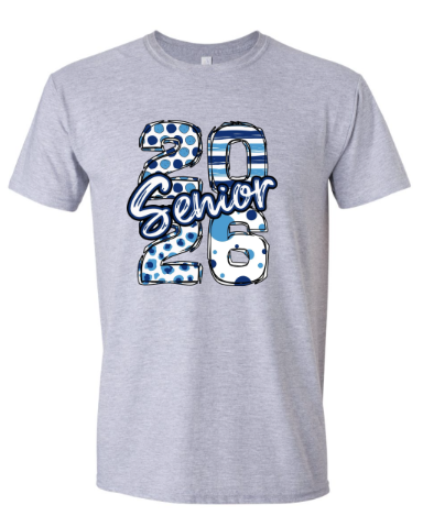 Senior - 2026 Senior Royal/Light Blue/White