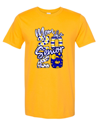 Senior - 2026 Senior Mom Gold/Royal
