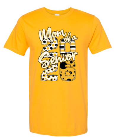 Senior - 2026 Senior Mom Black/Gold