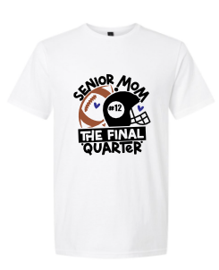 Spirit Wear - Customizable Senior Football Mom T-Shirt