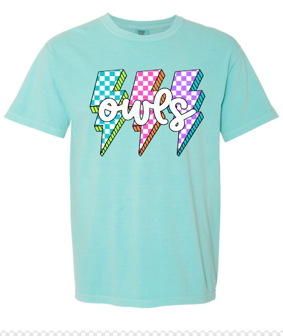 Spirit Wear - Lightning Bolt Owls