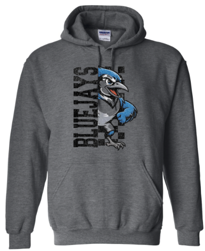 Bluejays Spirit Wear - Bluejays Splatter Paint Hoodie