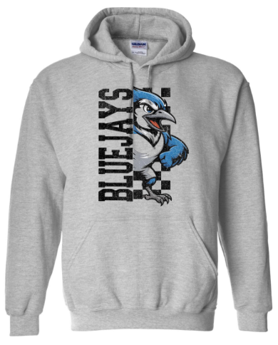 Bluejays Spirit Wear - Bluejays Splatter Paint Hoodie