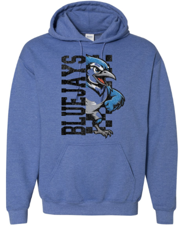 Bluejays Spirit Wear - Bluejays Splatter Paint Hoodie